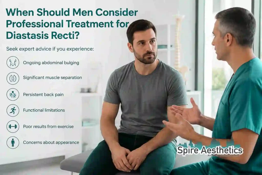 When Should Men Consider Professional Treatment for Diastasis Recti Sittingbourne?